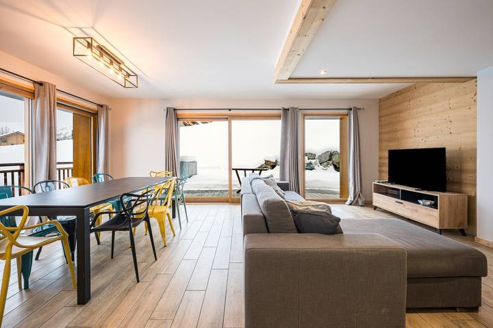Chalet „Germain Ski Lodge“ mit Balkon und Wlan in La Toussuire, Fontcouverte-la-Toussuire