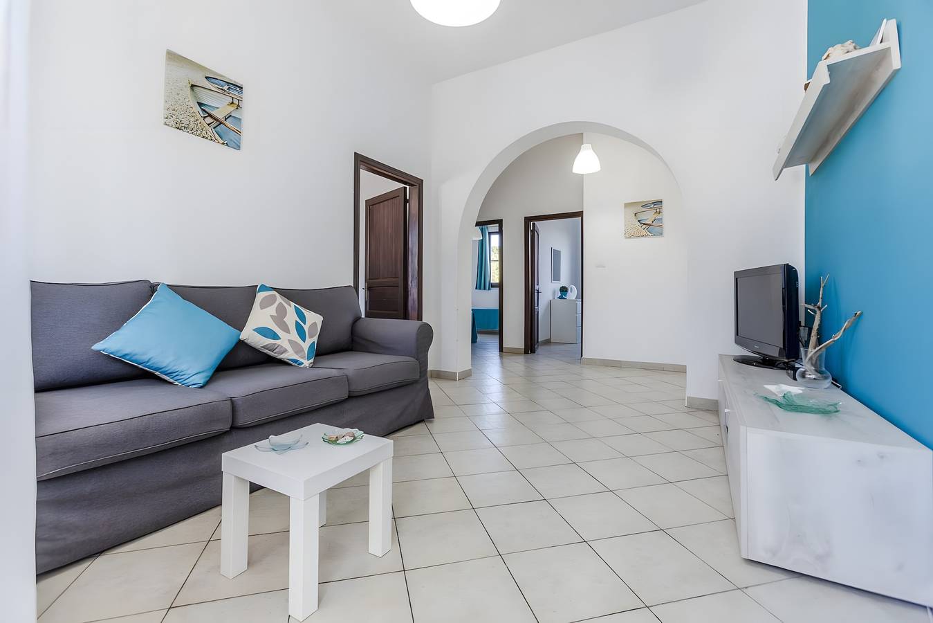 Maison de vacances 'Oasishome' à Porto Pino, proche plage, balcon privé in Porto Pino Beach, Porto Pino