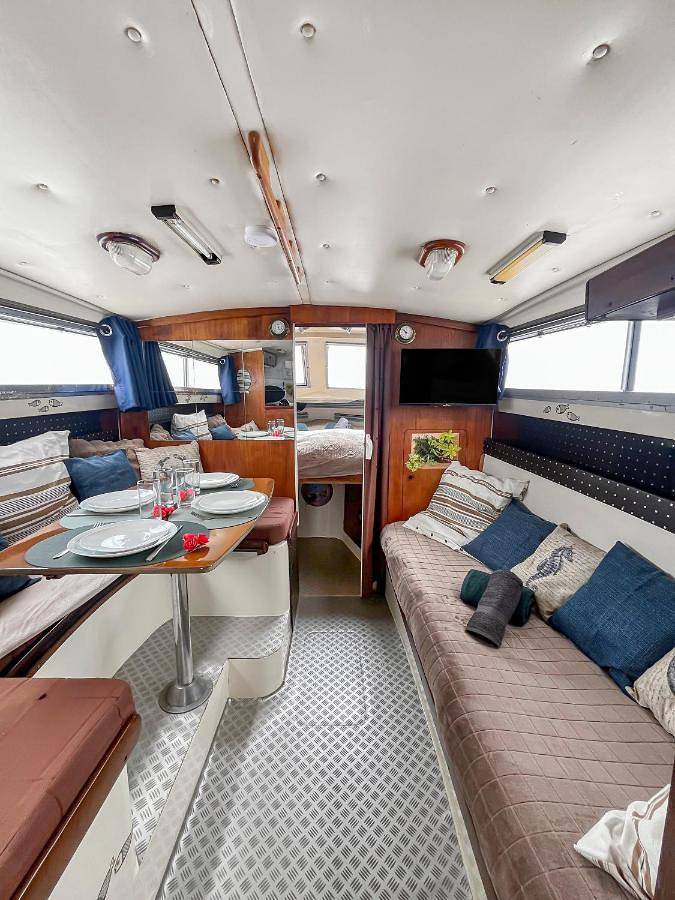 Bateau pour 3 personnes, avec vue et terrasse en Nouvelle-Aquitaine - 4