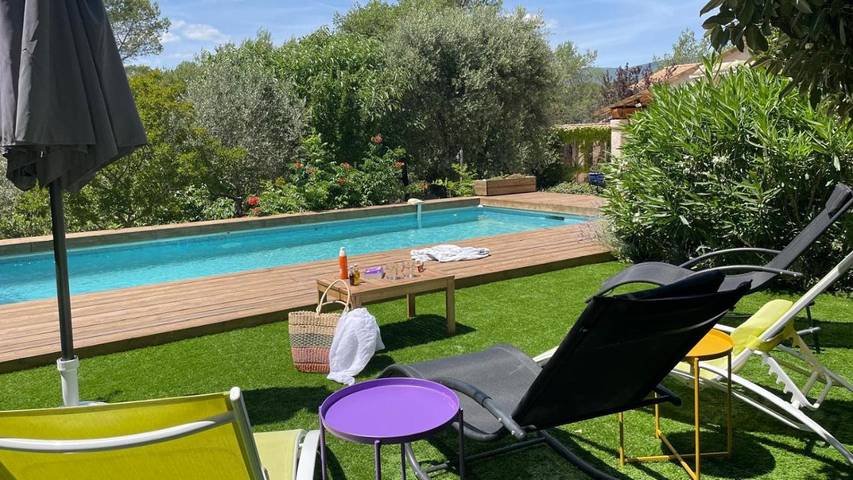 Chambre d’hôte pour 2 personnes, avec piscine et jardin à Saint-Paul-en-Forêt - 4