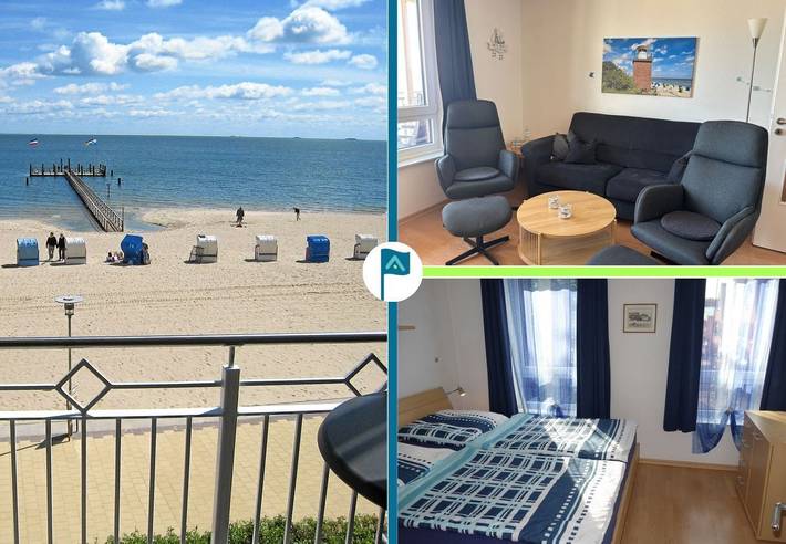 Ferienwohnung für 4 Personen, mit Sauna und Balkon, mit Haustier auf Föhr