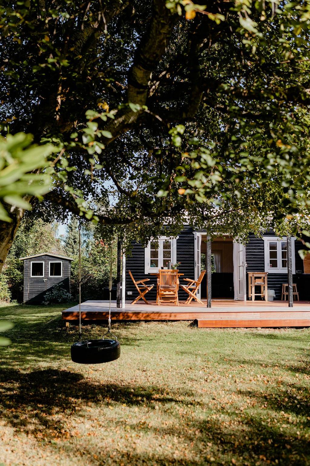 Ferienhausleben in einem intimen Holzferienhaus in Munkerup, Dronningmølle