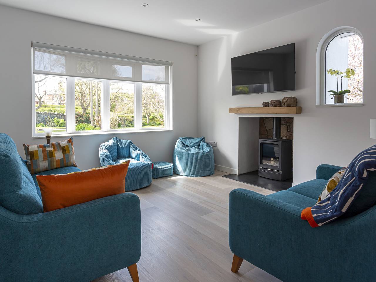 Strandhütte für 6 Personen mit Balkon in Grafschaft Down