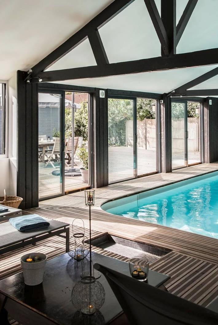 Chambre d’hôte pour 2 personnes, avec Terrasse ainsi que Jardin et Piscine