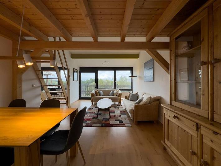 Ferienwohnung für 5 Personen, mit Balkon und Terrasse sowie Garten und Seeblick in Angermünde - 2