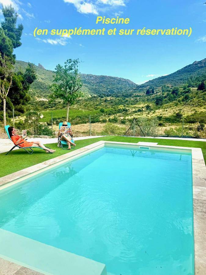Gîte pour 2 personnes, avec vue ainsi que jardin et piscine, animaux acceptés à Cucugnan - 2
