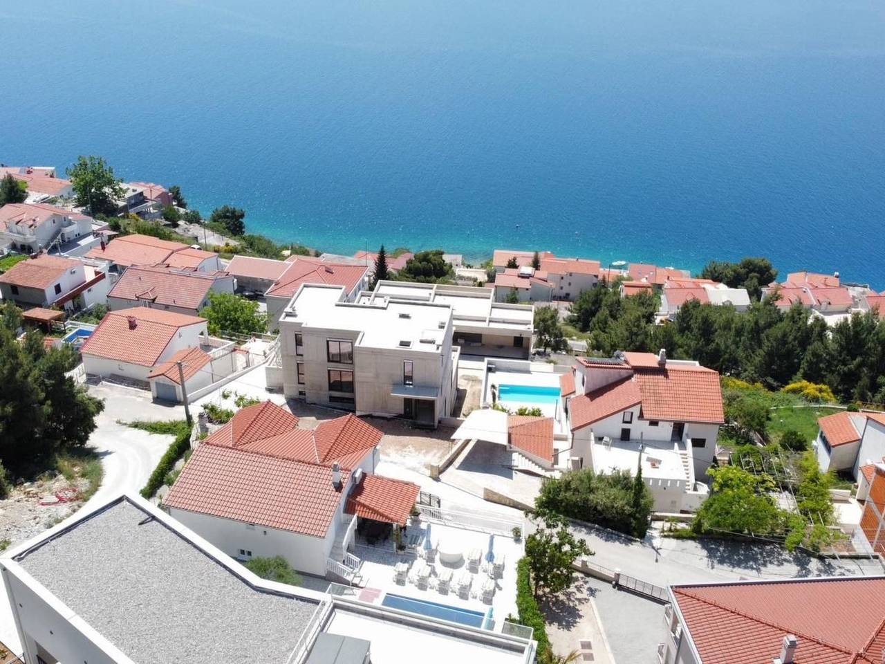 Villa Martina Matea große Villa mit beheiztem Pool in Stanici, Omis-Riviera