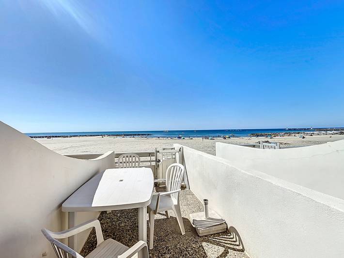 Studio pour 4 personnes, avec terrasse, animaux acceptés à Mauguio
