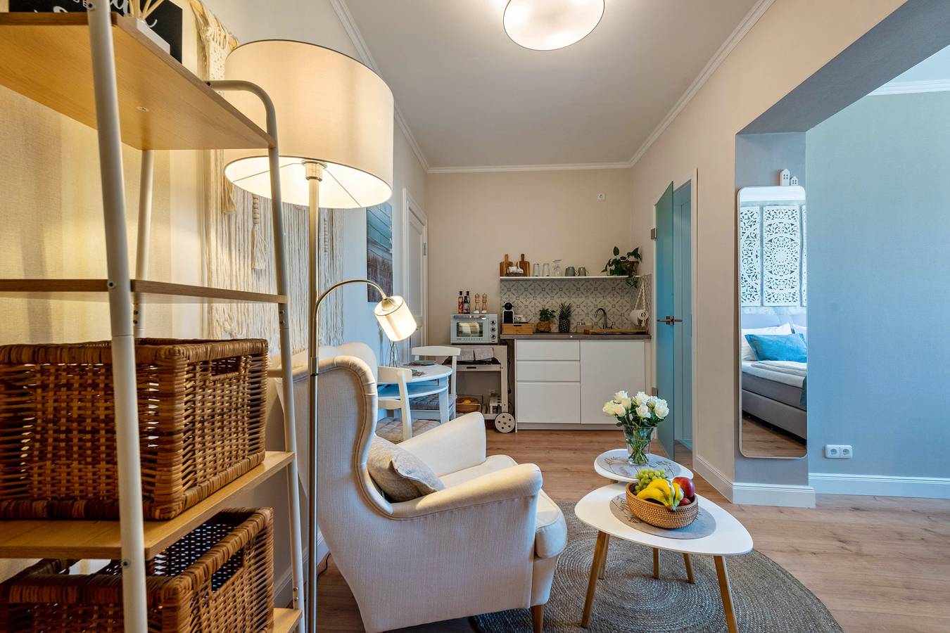 Ganzes Studio, Einzimmerapartment 'Villa Gute Zeit - Cosy Apart' mit gemeinsamer Terrasse, Garten und Wi-Fi in Nortorf, Rendsburg-Eckernförde