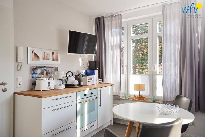 Ganze Wohnung, Haus KarlsRUHE Ferienwohnung Kajüte+: Ruhe & Luxus mit Sauna und Strandkorb in Juist