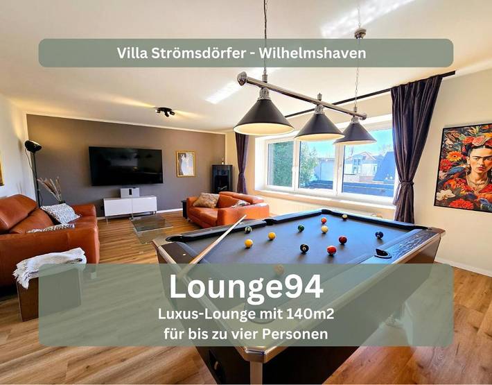Ferienwohnung für 4 Personen, mit Garten und Sauna