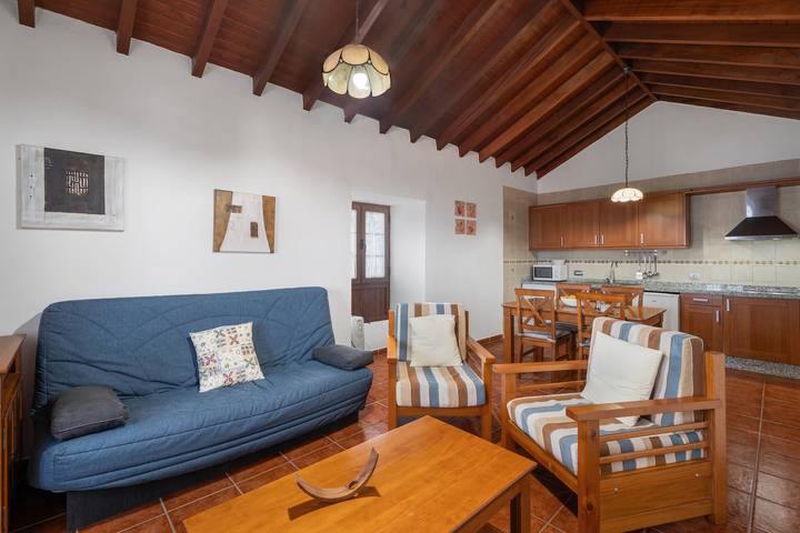 Ganze Wohnung, Apartment 'Casa Rural Los Perales - El Castaño' mit Meerblick, gemeinsamer Terrasse und Wlan in El Mocanal, Valverde