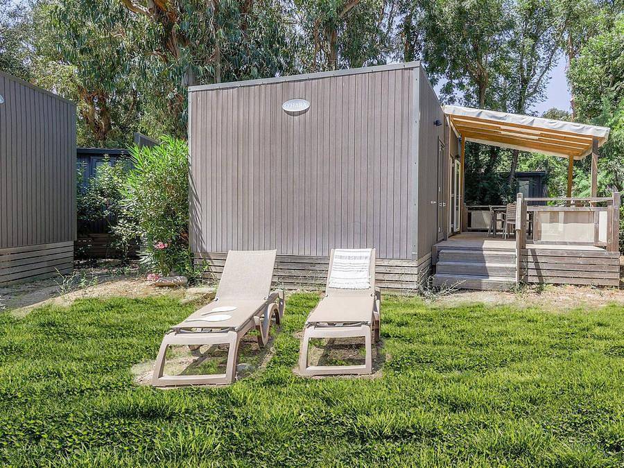 Camping Arinella Bianca - Casa mobile 8 persone - Mobil-home | Ultimate | 3 Camere da letto | 6/8 Pers. | Terrazza rialzata | 2 bagni | Aria condizionata. in Marina d'Oru, Ghisonaccia