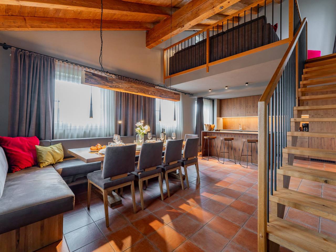 Geheel appartement, Penthouse met dakterras en gedeelde wellness in Piesendorf, Kitzbüheler Alpen