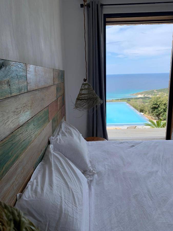 Maison d’hôte pour 2 personnes, avec Terrasse et Jardin ainsi que Piscine et Vue à Corbara
