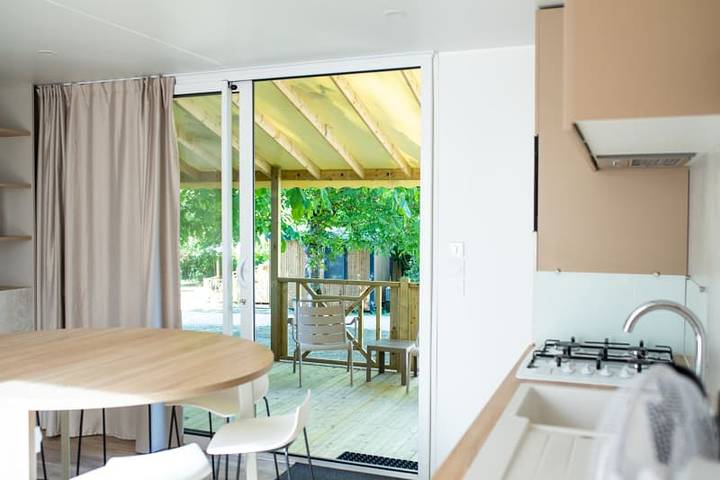 Caravane pour 4 personnes, avec balcon/terrasse et terrasse à Belvès - 2