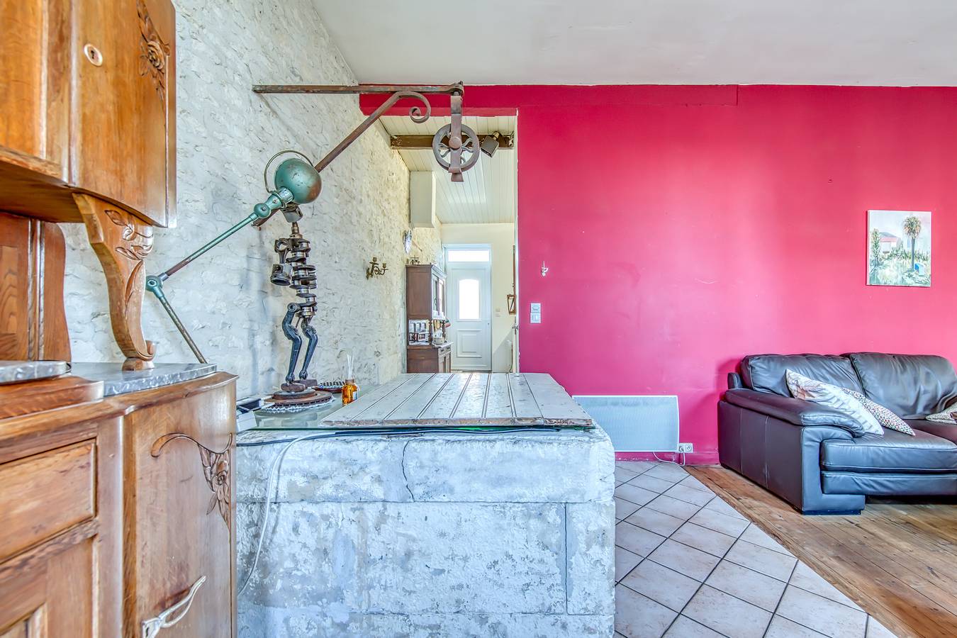 Casa de vacaciones 'Maison De Famille' con terraza privada y jardín privado in Mortagne-sur-Gironde, Saintes region