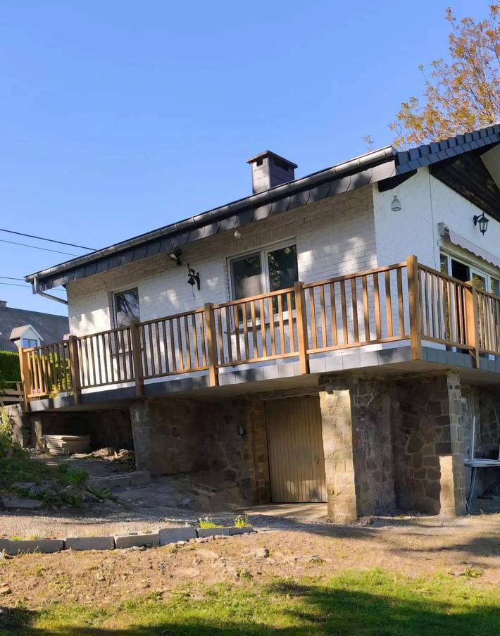 Bungalow für 6 Personen, mit Balkon/Terrasse und Terrasse sowie Garten in Aywaille