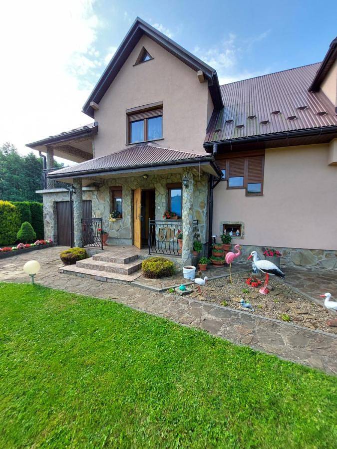 Wiejski domek dla 2 osób, z widok i ogród oraz taras, zwierzęta dozwolone w Podkarpacie