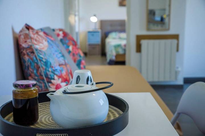 Chambre d’hôte pour 3 personnes, avec Jardin dans Sagone