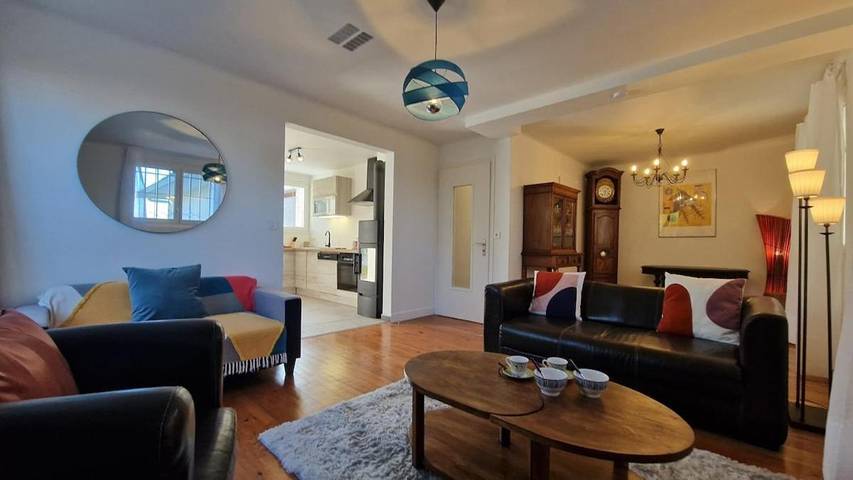 Location de vacances pour 6 personnes, avec vue sur le lac ainsi que vue et jardin à Neuvecelle - 3