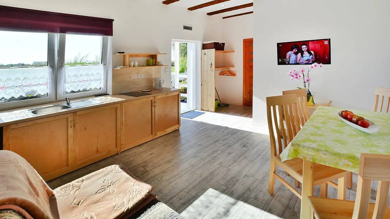 Ganze Ferienwohnung, Ferienwohnung für 3 Personen (29 m²) in Rusinowo in Rusinowo, Powiat Sławieński