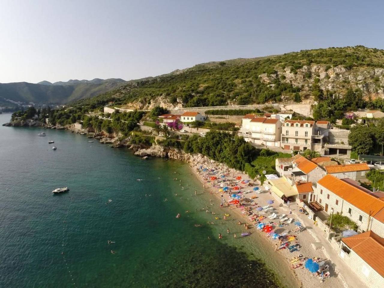 Großes Ferienhaus mit Terrasse und Garten in Zaton, Grad Dubrovnik