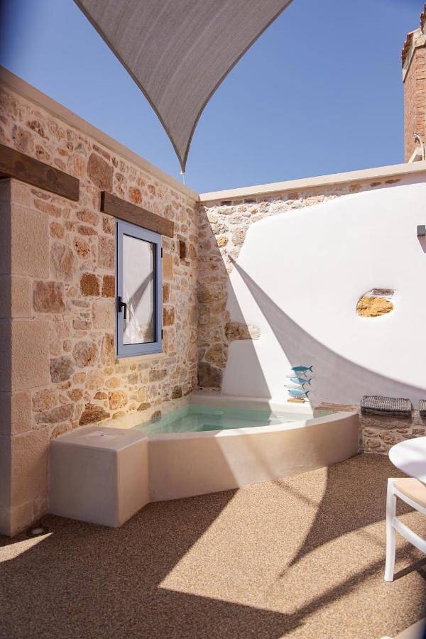 Ferienhaus mit Meerblick für 2 Personen, mit Pool und Terrasse sowie Ausblick auf Kreta - 3