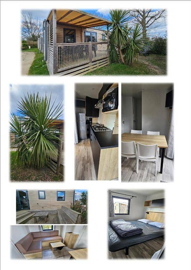 Camping pour 6 personnes, avec Terrasse ainsi que Bassin pour enfant et Piscine à Sarzeau