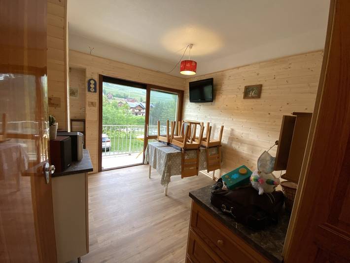Hel studio-lejlighed, Studio “La Cachette De Marmotte & Myrtille” with Mountain View and Balcony in La Toussuire, Fontcouverte-la-Toussuire
