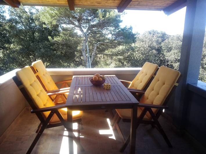 Ferienwohnung für 4 Personen, mit Balkon/Terrasse auf Silba