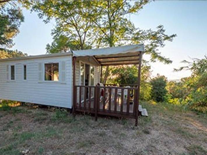 Camping La Pinède en Provence - Mobilheim 2 personen - Olivier Plus in Mondragon, Vaucluse