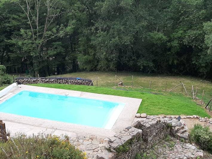 Maison de vacances pour 6 personnes, avec jardin ainsi que piscine et terrasse