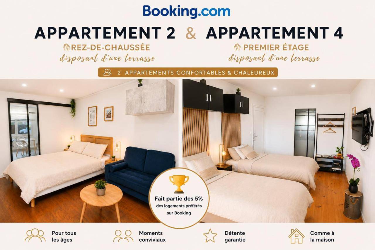 Appartement entier, Appartement 4 ou 2 Parking Wifi Terrasse cosy in Condé-sur-Sarthe, Région d'Alençon