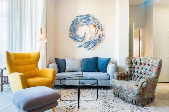 Ferienwohnung für 6 Personen, mit Ausblick und Balkon in Tel Aviv