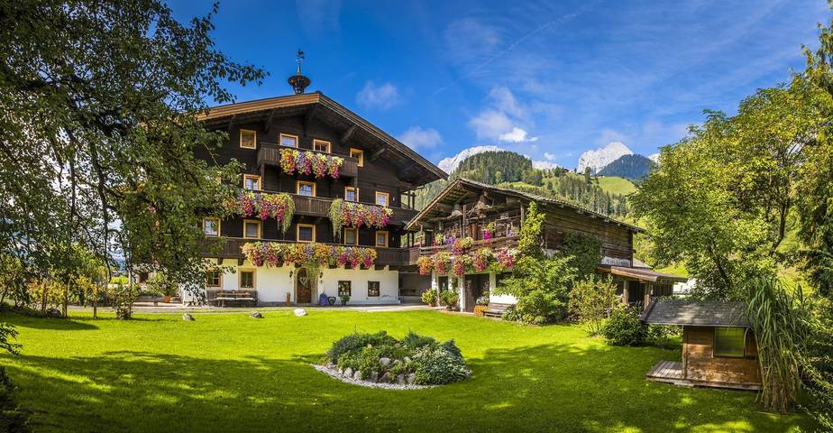 Bauernhof für 8 Personen, mit Balkon und Terrasse sowie Garten in Saalfelden