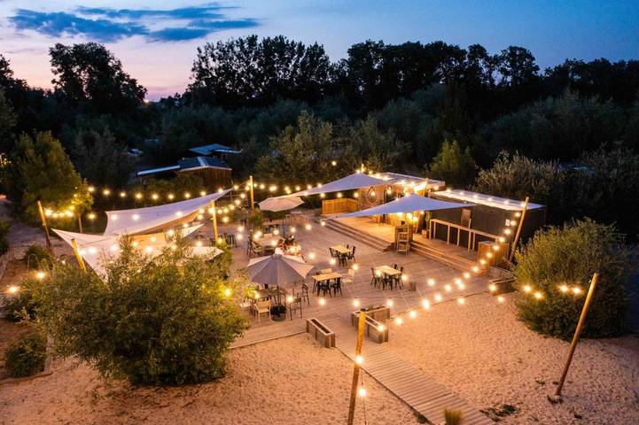 Camping pour 2 personnes, avec Terrasse et Jardin