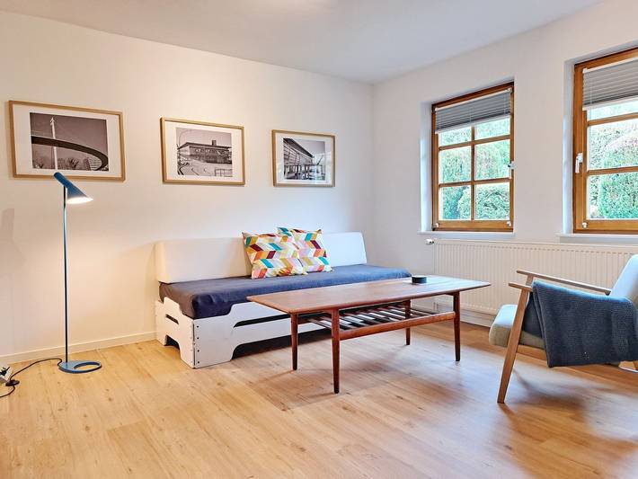 Ferienwohnung für 3 Personen, mit Terrasse und Ausblick