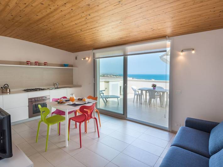 Appartement de vacances pour 3 personnes, avec Terrasse à Marina di Ragusa