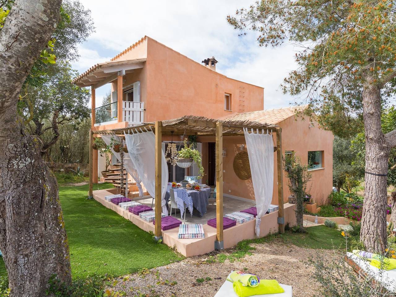 Can Marc - Preciosa casa con piscina y jardín en Vilafranca de Bonany in Villafranca de Bonany, Interior de Mallorca