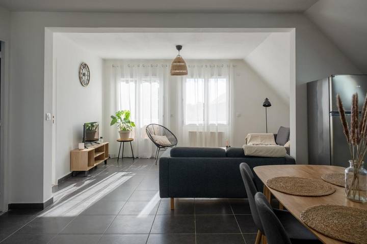 Appartement de vacances pour 6 personnes, avec jardin