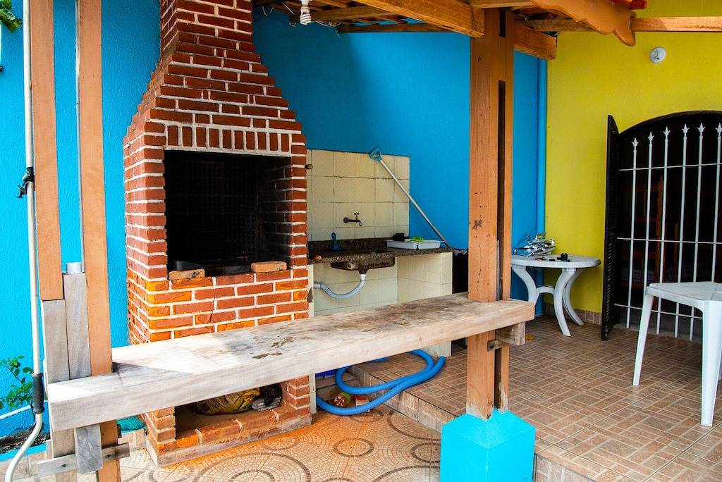 Haus mit Pool 50 Meter vom Strand entfernt in Mongaguá, Baixada Santista