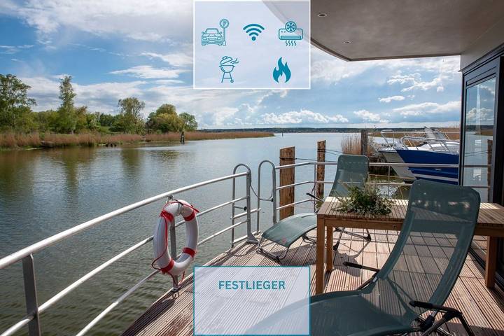 Ferienhaus für 4 Personen, mit Seeblick und Ausblick sowie Terrasse in Peenemünde