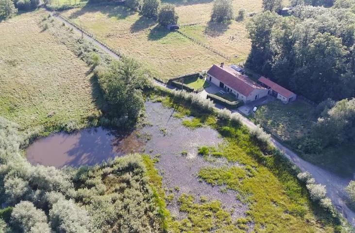 Location de vacances pour 2 personnes, avec Terrasse ainsi que Jardin et Vue à Herselt