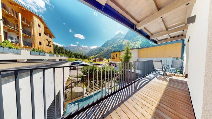 Ferienhaus für 4 Personen, mit Ausblick und Terrasse im Pitztal