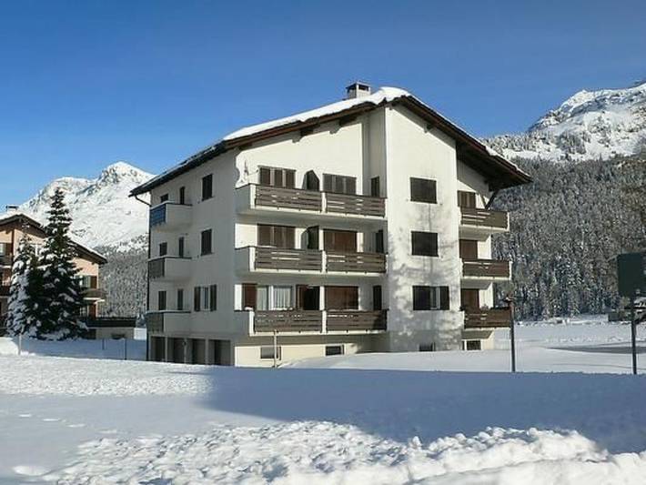 Ferienwohnung für 4 Personen, mit Balkon in Sils Maria