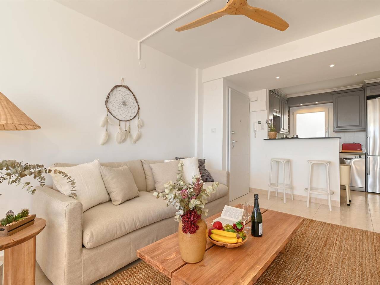 Ganze Wohnung, Moderne 2-Zimmer-Wohnung in Jávea mit Klimaanlage, Parkplatz und Wlan in Playa del Arenal, Jávea