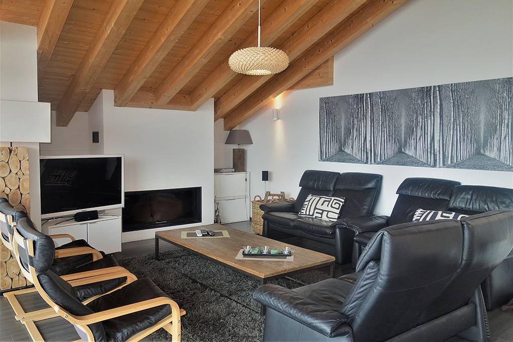 Appartement de vacances entier, Appartement de vacances pour 8 personnes avec sauna in Veysonnaz, Alpes valaisannes