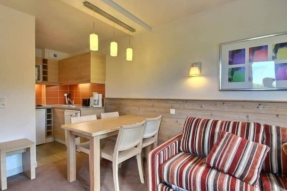 Ganze Wohnung, Studio-Kabine für 4 mit Balkon, in der Nähe von Pisten und Geschäften in Belle Plagne, La Plagne-Tarentaise