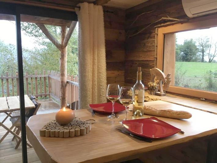 Gîte pour 3 personnes, avec jacuzzi et jardin à Agos-Vidalos - 2